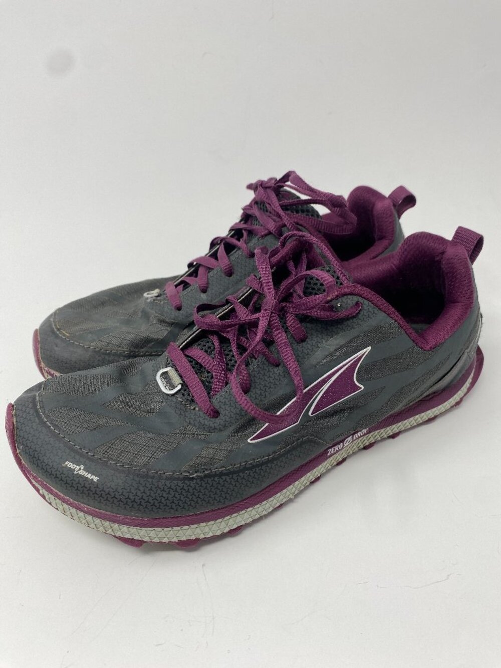 Altra Superior 3.5 Womens Trail Running Shoes Size 10 Gray Purple